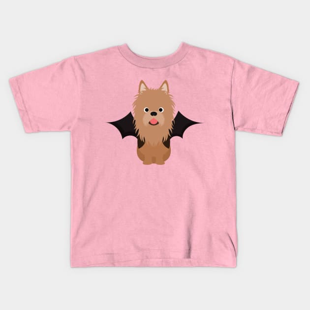 Australian Terrier Halloween Fancy Dress Costume Kids T-Shirt by DoggyStyles